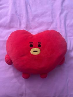 BT21 TATA Heart Plush Cushion
