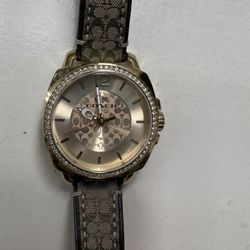 Coach Leather Watch