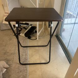 Brown folding Table