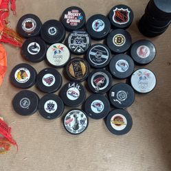 Vintage Hockey Pucks
