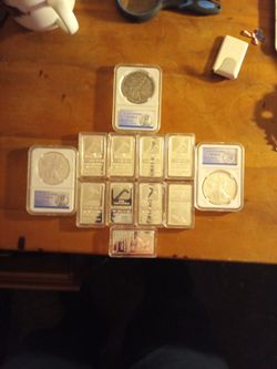 One Ounce Silver Dollars And One Ounce SilverBars 