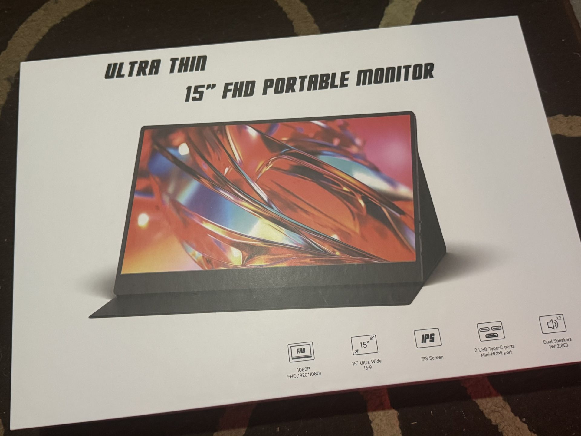 Portable monitor 15 Inch ( 60 Or Best offer )