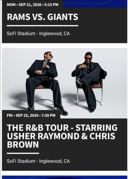 Chris Brown and Usher