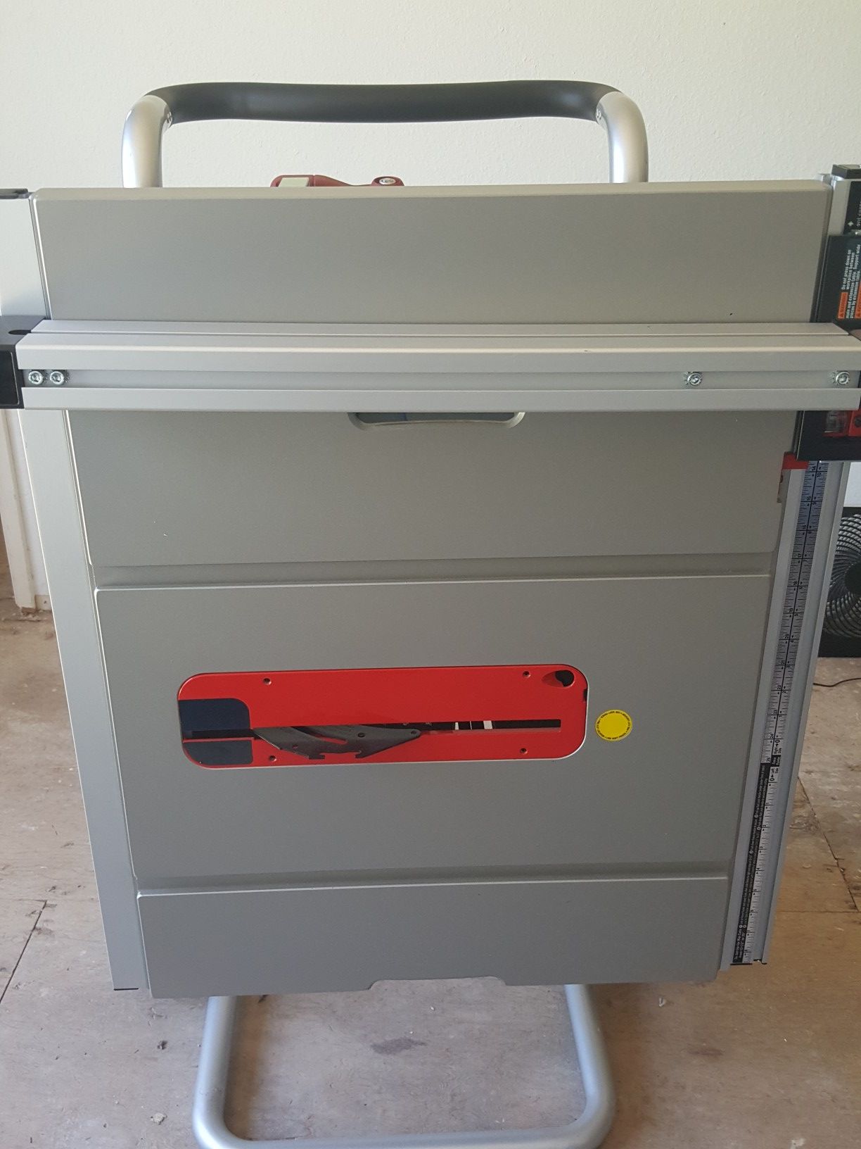 Used Bosch TS3000 Worksite Table Saw with Gravity Rise Wheeled Stand