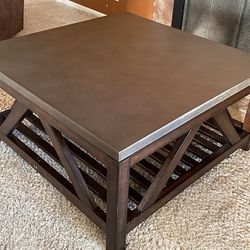 Large Coffee Table And Side Table