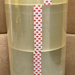 3 inch 4 Rolls Clear 110 Yard Packaging Tape 