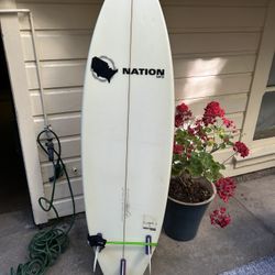 Nation MFG 6’-2” Surfboard