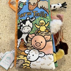 Jelly Cat Farm Tails Activity Book Infant New. Brand new with tags