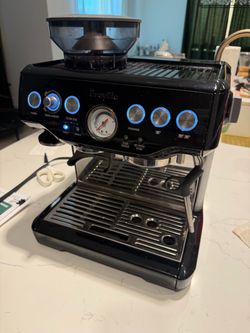 Breville Barista Express with accessories