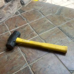4lb Sledge Hammer, 4 Pound Drilling/Crack Hammer with Forged Steel Construct.