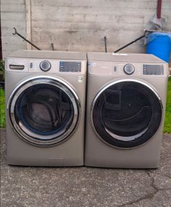 2024 GE XL Capacity 5.0 cuft washer and 7.4 cuft Electric Dryer. Works Perfect. 30 Days warranty