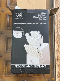 Hunter Dual White Knife Set 12pcs