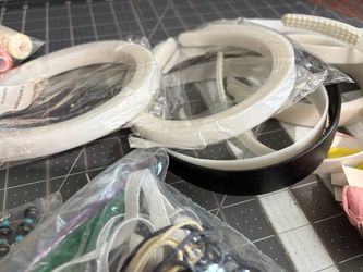 Assorted crafting items