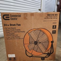 Commercial Electric 24 in. Heavy Duty 2-Speed Direct Drive Tilt