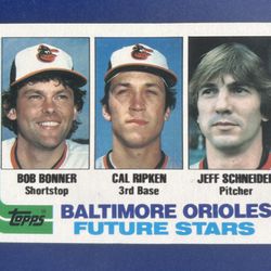 1982 Topps Cal Ripken Jr Rookie Baseball Card 