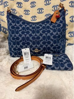 Coach Denim Laurel with matching wallet
