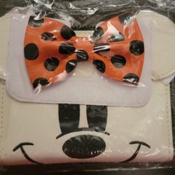 Loungefly Disney Ghost Minnie Glow in the Dark Wallet
