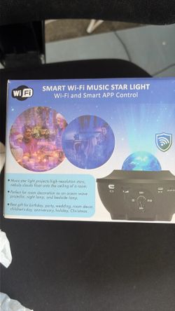Smart WiFi Star Light Galaxy Globe Projector Bluetooth Music Speaker