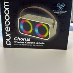 Wireless Karaoke Speaker Dual Microphone 