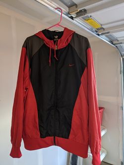 Nike red windbreaker from 2010