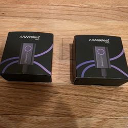 2x AAWireless Two 2 Android Auto Wireless Adapter