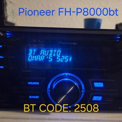 Pioneer FH-P8000BT Double Din Car Stereo