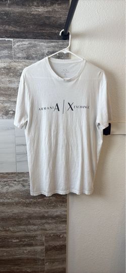 Armani Exchange White Logo T-Shirt