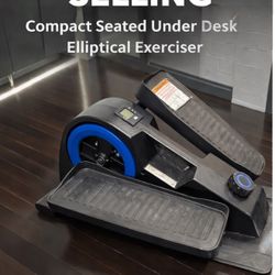 Compact Under-Desk Elliptical / Seated Pedal Exerciser