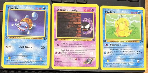 1st Edition Pokemon Cards in Near Mint Condition