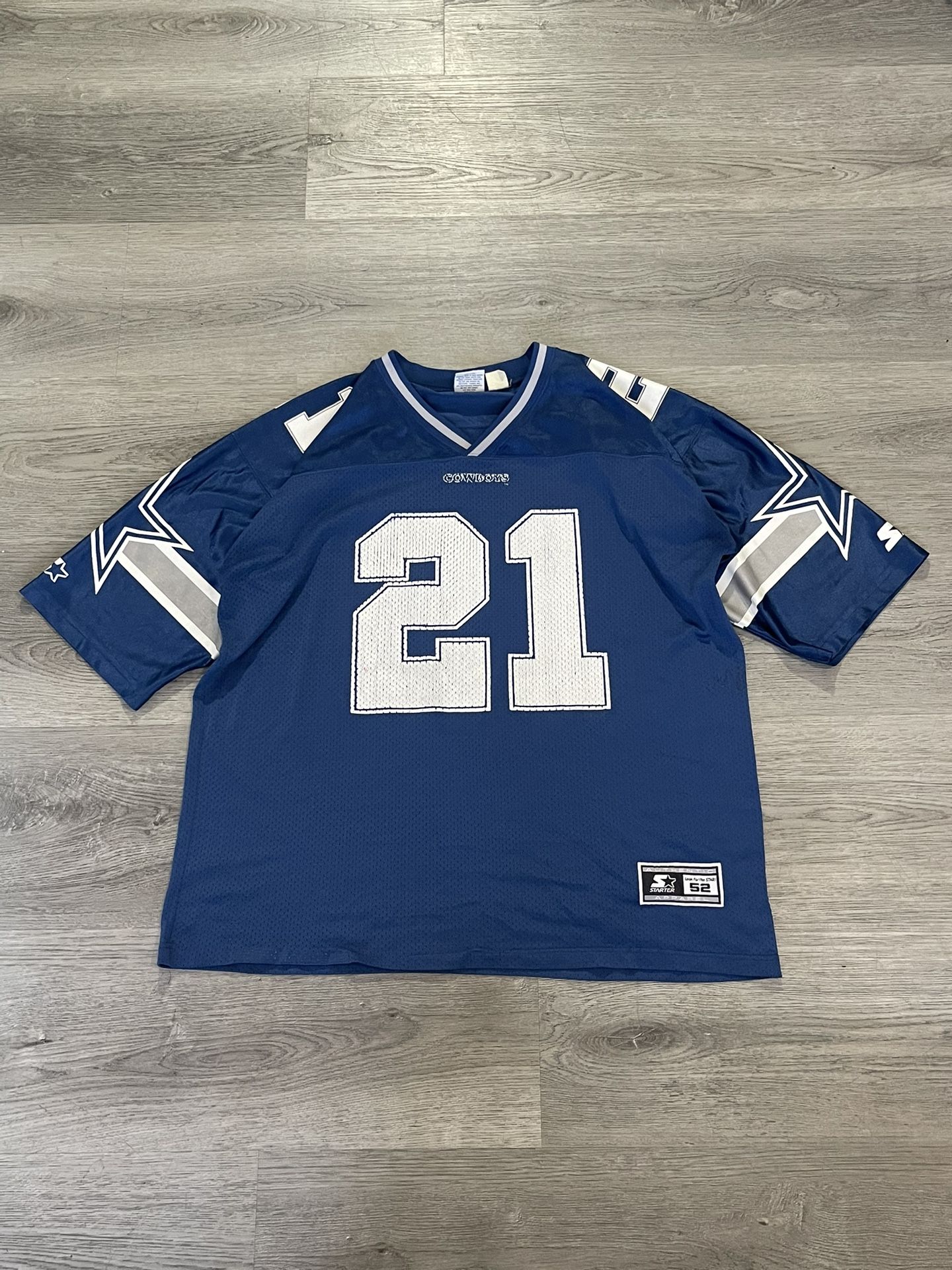 90s Vintage Dallas Cowboys Deion Sanders Blue Jersey