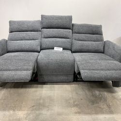 New Sofa and chair dual power recliner fabric upholstered