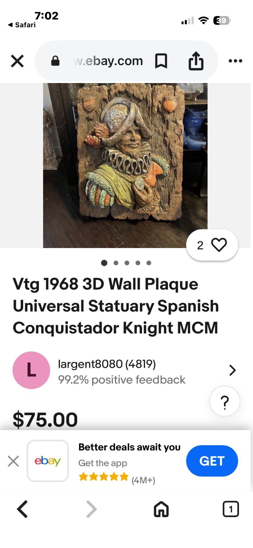 From Spain, 1968 Antique