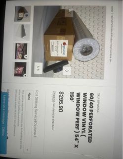 60/40 Perforated Window Vinyl 54" x 150'