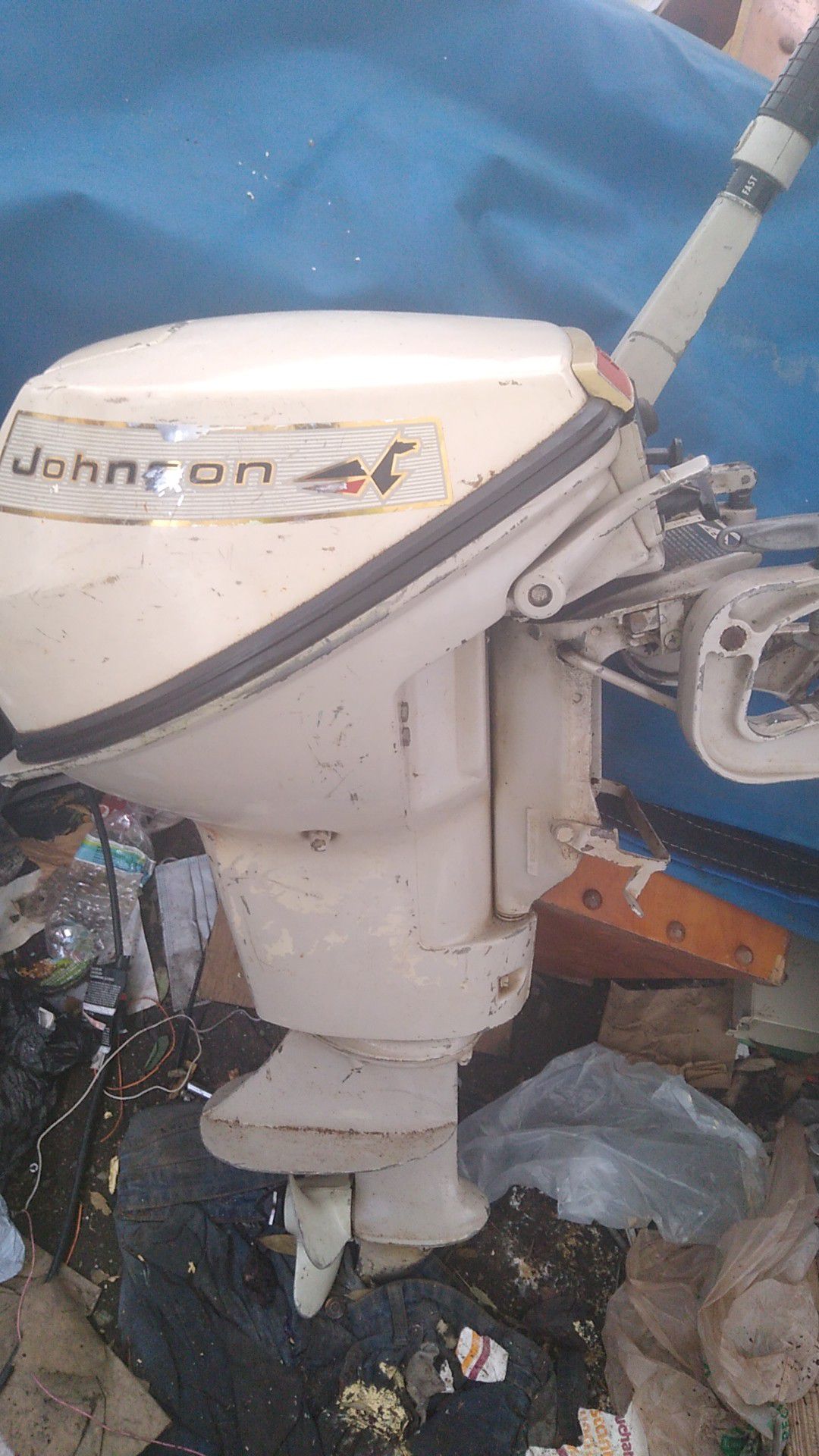Johnson 9.9hp outboard motor