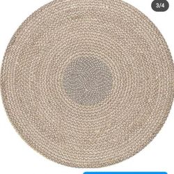 πΉππΉR18#14 ($75)nuLOOM Draya Braided Jute Gray 6 ft. Round Rug