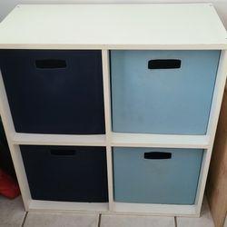4 Cube Cubby Storage