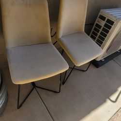 2 Yellow Livingspaces Chairs 