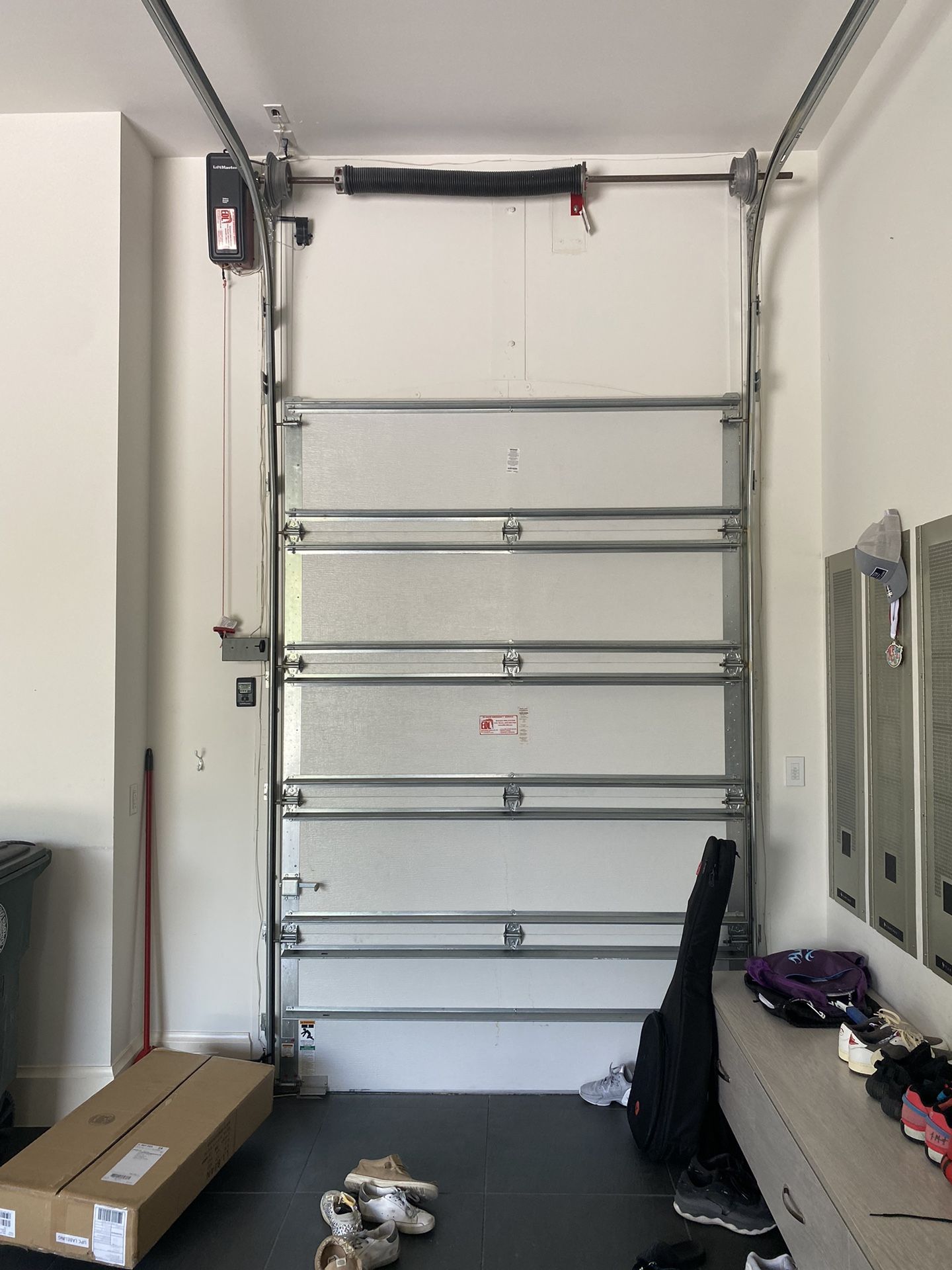 Garage Door Spring And Opener Adjustment Replace