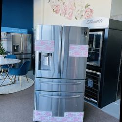 Samsung 28-cu ft 4-Door French Door Refrigerator-FREE 10YR WARRANTY-$158/month
