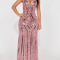 Formal Dress Rose Gold 