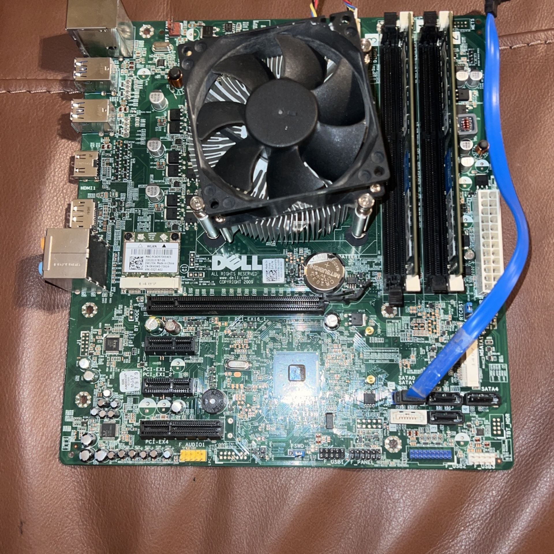 CPU Motherboard Ram