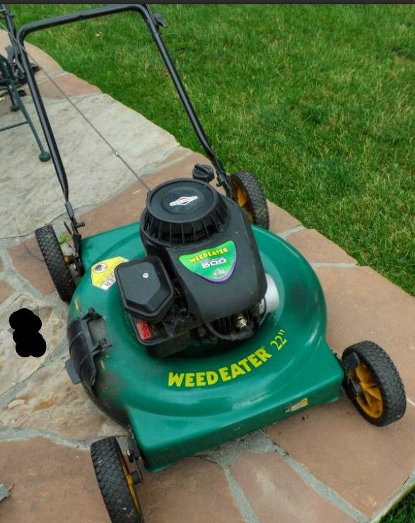Good Lawn Mower Weed eater Brand Cost 400 New Asking 70