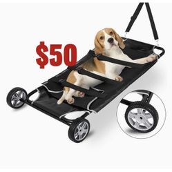 Animal Stretcher, Pet Stretcher 48x26 Inch Pet Trolley with Wheels. $50.00 FIRM!!