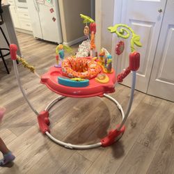 🌸 Fisher-Price Pink Petals Jumperoo – Gently Used 🌸
