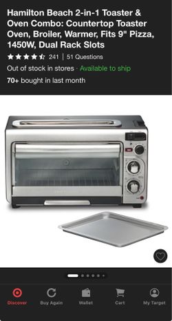 Hamilton Beach Toaster Oven!