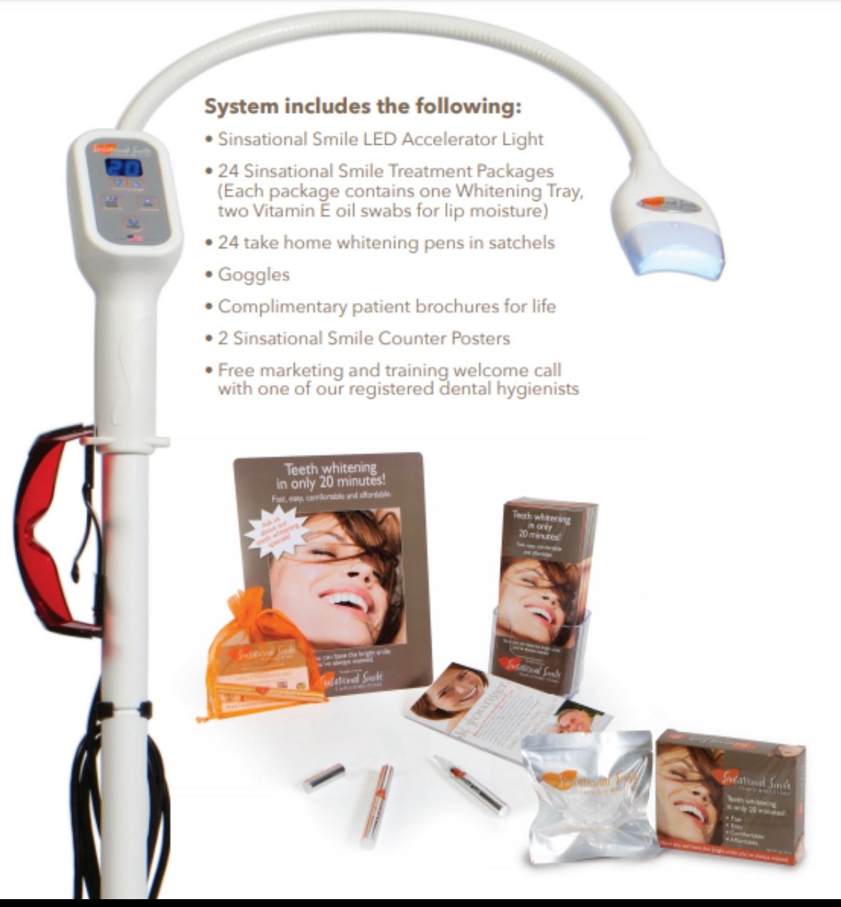 InSational Smile Professional Teeth Whitening Machine – LED Light System