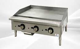 NSF 36 ins Thermostat griddle TC-G36-T-P