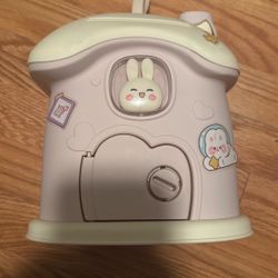 Pink Bunny Piggy Bank (all accessories included)