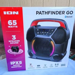⭐️ ION Audio Pathfinder Go All Weather  Portable  Bluetooth  Speaker