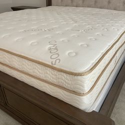King Size Mattress - Luxury Mattresses Organic Cotton Pillowtop